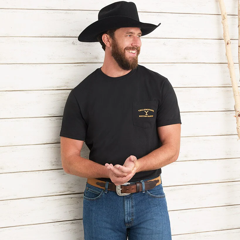 Yellowstone Short-Sleeve Shirt with Pocket - Image 10