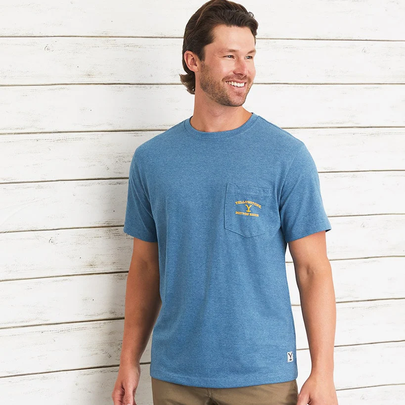 Yellowstone Short-Sleeve Shirt with Pocket - Image 5
